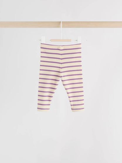 |BabyGirl| Conjunto De Blusa e Leggings De Manga Comprida Para Bebês, 2 Peças (0 meses a 2 anos)