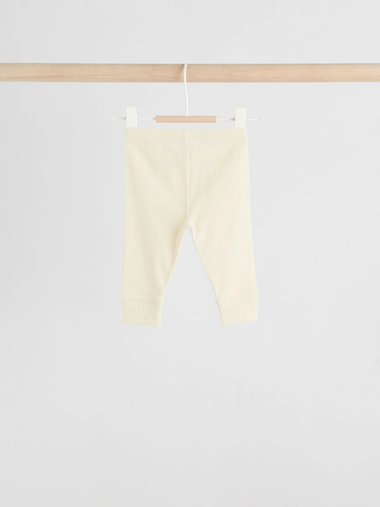 |BabyGirl| Conjunto De Suéter e Leggings Creme Para Bebê, 2 Peças (0 meses a 2 anos)