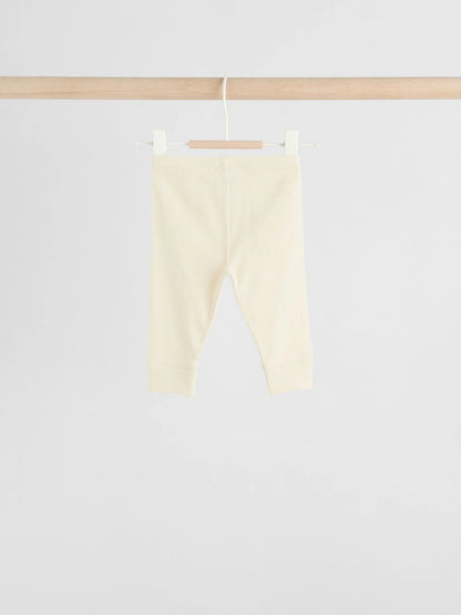 |BabyGirl| Conjunto De Suéter e Leggings Creme Para Bebê, 2 Peças (0 meses a 2 anos)