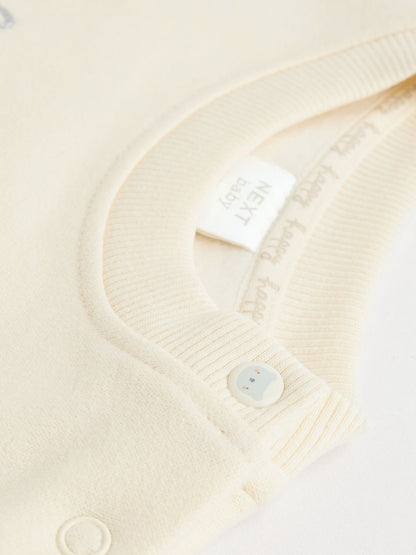 |BabyGirl| Conjunto De Suéter e Leggings Creme Para Bebê, 2 Peças (0 meses a 2 anos)