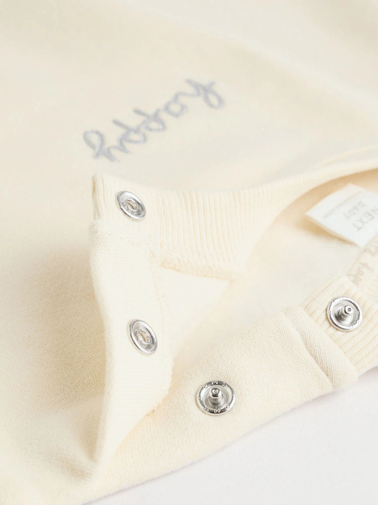 |BabyGirl| Conjunto De Suéter e Leggings Creme Para Bebê, 2 Peças (0 meses a 2 anos)