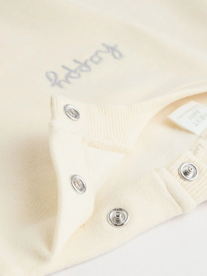 |BabyGirl| Conjunto De Suéter e Leggings Creme Para Bebê, 2 Peças (0 meses a 2 anos)