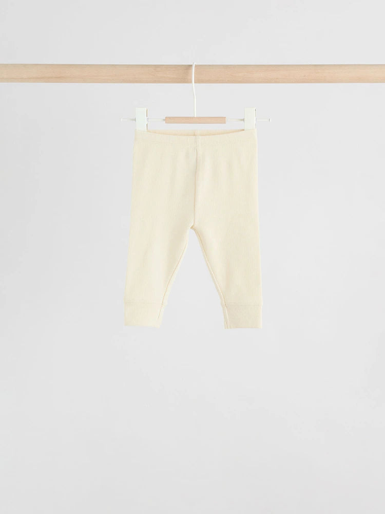 |BabyGirl| Conjunto De Suéter e Leggings Creme Para Bebê, 2 Peças (0 meses a 2 anos)