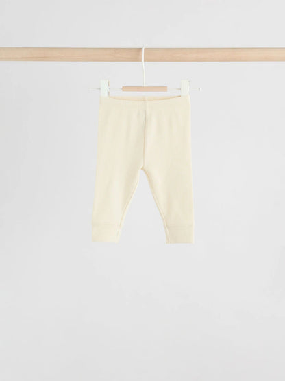 |BabyGirl| Conjunto De Suéter e Leggings Creme Para Bebê, 2 Peças (0 meses a 2 anos)