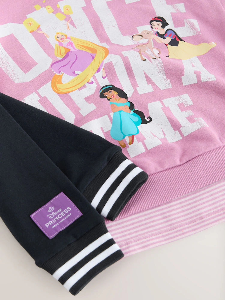 |Girl| Conjunto De Blusa e Leggings De Manga Comprida Roxas Da Princesa Disney (3 meses a 7 anos)