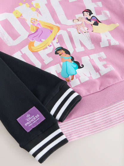 |Girl| Conjunto De Blusa e Leggings De Manga Comprida Roxas Da Princesa Disney (3 meses a 7 anos)