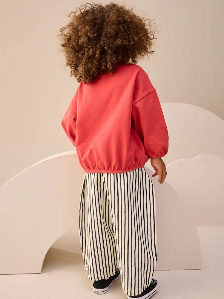 |Girl| Conjunto De Blusa De Manga Comprida e Calça Cano Red Dog (3 meses a 7 anos)