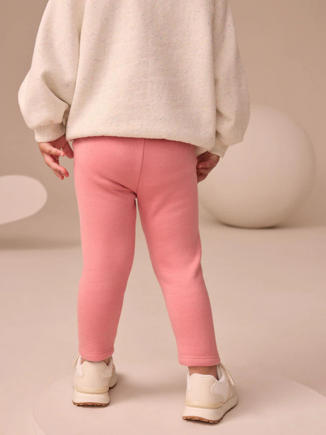 |Girl| Leggings Rosa Aconchegantes (3 meses a 7 anos)