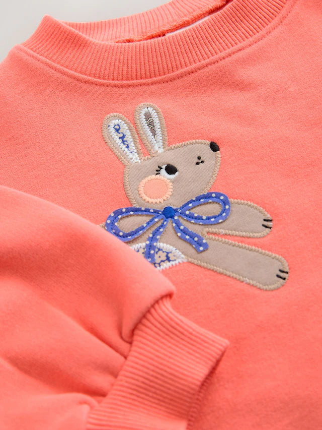 |Girl| Vestido De Moletom Relaxado Red Character (3 meses a 7 anos)