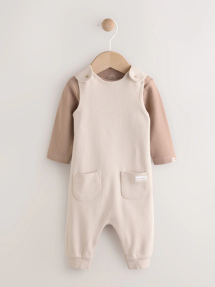 |BabyBoy| Conjunto De Macacão e Macacão De Malha Neutra Para Bebê (0 meses a 2 anos)