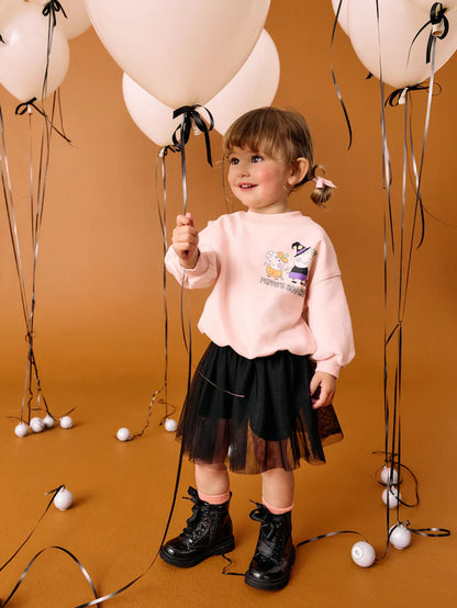 |Girl| Vestido Tutu Rosa Para Halloween Da Peppa Pig (3 meses a 7 anos)