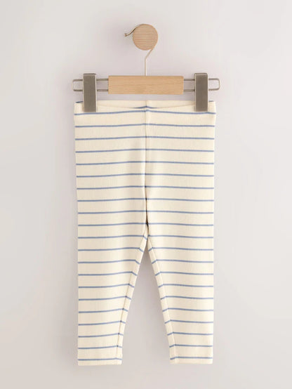 |Girl| Pacote Com 5 Leggings Caneladas Arco-íris (3 meses a 7 anos)