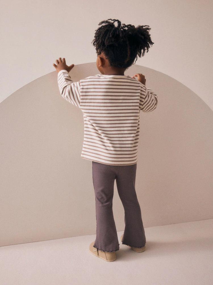 |Girl| Conjunto De Moletom Neutral Bear, Pacote Com 4 (3 meses a 7 anos)