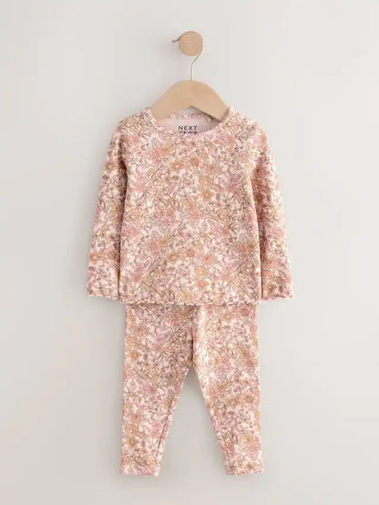 |Girl| Conjunto De Blusa e Legging Rosa, Pacote Com 3 (3 meses a 7 anos)