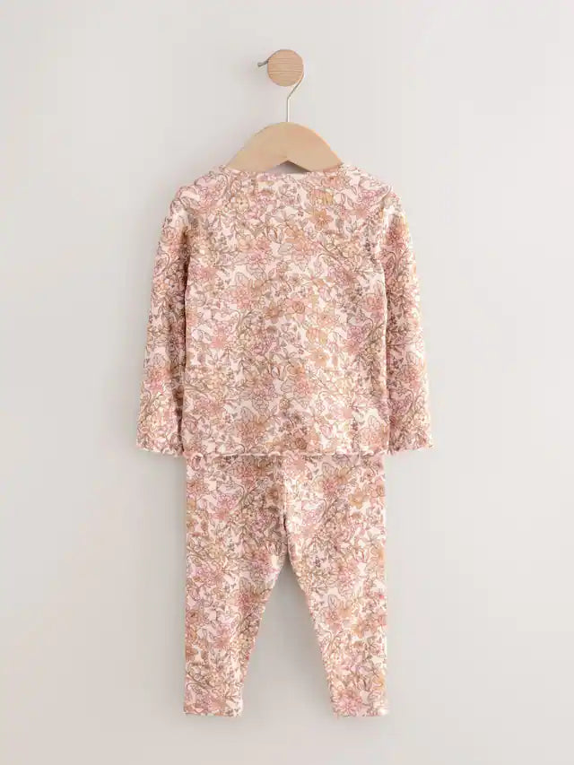 |Girl| Conjunto De Blusa e Legging Rosa, Pacote Com 3 (3 meses a 7 anos)