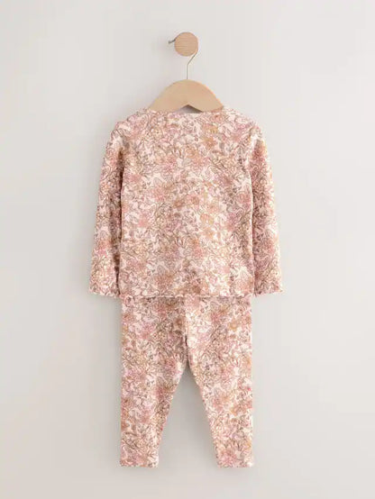 |Girl| Conjunto De Blusa e Legging Rosa, Pacote Com 3 (3 meses a 7 anos)