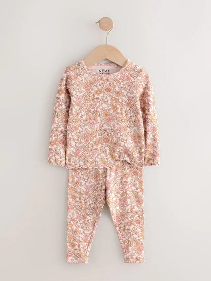 |Girl| Conjunto De Blusa e Legging Rosa, Pacote Com 3 (3 meses a 7 anos)