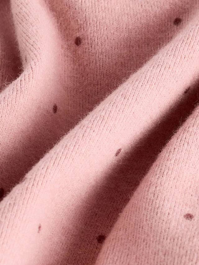 |Girl| Blusas Bordadas De Manga Comprida Rosa/Neutras (3 meses a 7 anos)