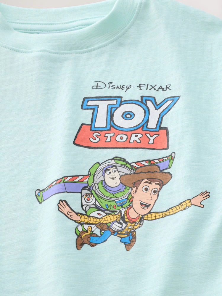 |Boy| Camiseta Manga Comprida Azul Claro Toy Story (3 meses a 8 anos)