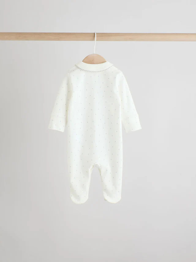 |BabyBoy| Pacote Com 3 Macacões De Dormir White Ground (0-2 anos)