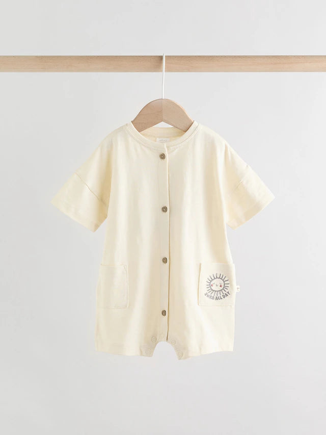 |BabyBoy| Macacão Infantil Listrado Minerals, Pacote com 2