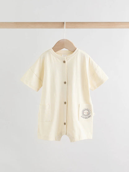 |BabyBoy| Macacão Infantil Listrado Minerals, Pacote com 2