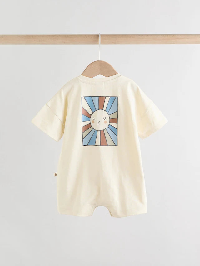 |BabyBoy| Macacão Infantil Listrado Minerals, Pacote com 2