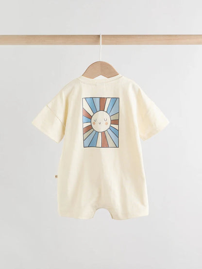 |BabyBoy| Macacão Infantil Listrado Minerals, Pacote com 2