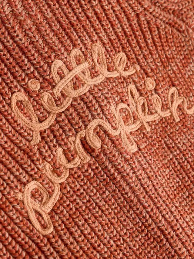 |BabyBoy| Cardigan De Bebê Com Slogan 100% Algodão, Abóbora Laranja Pequena