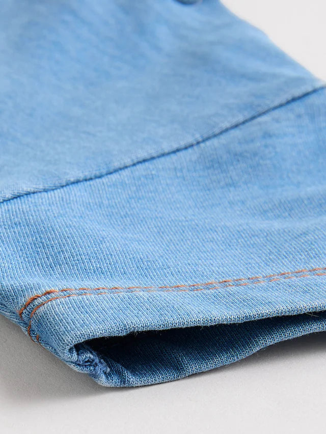 |BabyBoy| Pacote Com 2 Macacões Jeans Para Bebê