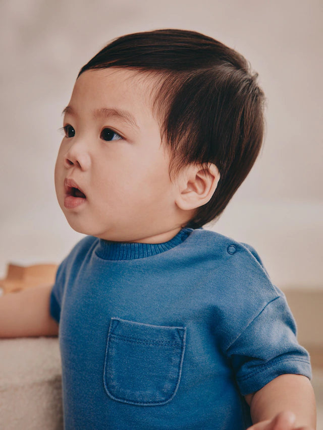 |BabyBoy| Pacote Com 2 Macacões Jeans Para Bebê