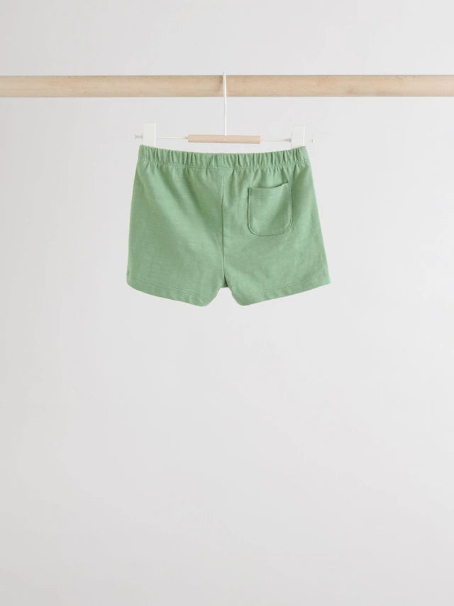 |BabyBoy| Conjunto De 6 Peças De Blusas e Shorts Para Bebê Green Tiger