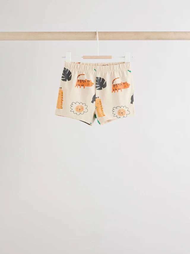 |BabyBoy| Conjunto De 6 Peças De Blusas e Shorts Para Bebê Green Tiger