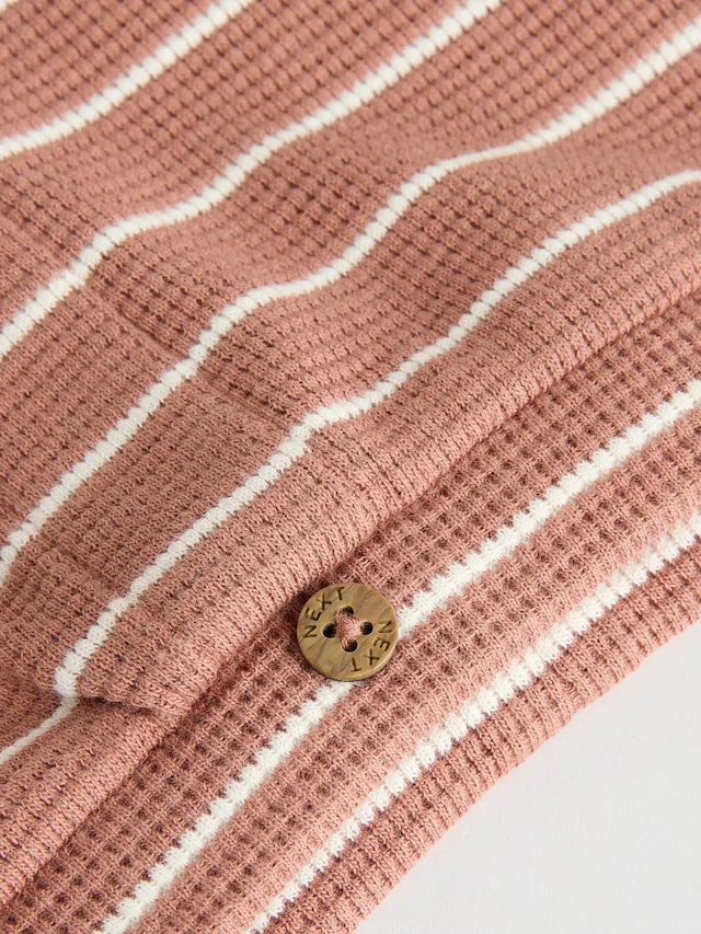 |BabyBoy| Conjunto De 6 Peças De Blusas e Shorts Listrados Minerais Para Bebê