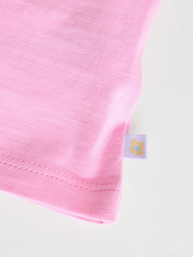 |BabyGirl| Blusas De Manga Curta Para Bebês, Azul/Verde/Roxo, Pastel, Pacote com 3