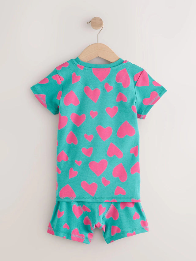 |Girl| Pacote Com 3 Pijamas Curtos Roxos/Verdes (9 meses a 12 anos)