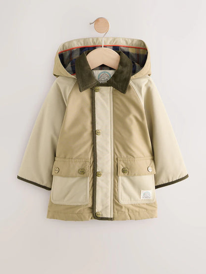 |Boy| Casaco Com Capuz e Gola De Cordão Neutro (3 meses a 7 anos)