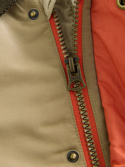 |Boy| Casaco Com Capuz e Gola De Cordão Neutro (3 meses a 7 anos)