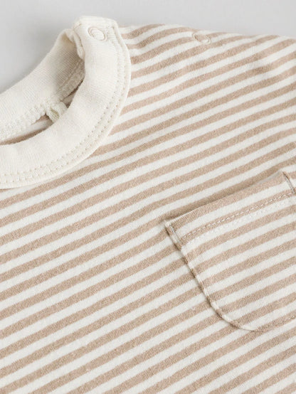 |BabyBoy| Conjunto Com 4 Camisetas De Manga Curta Neutras Para Bebês (0 meses a 2 anos)