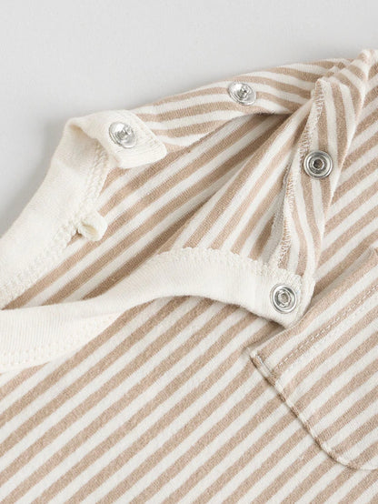 |BabyBoy| Conjunto Com 4 Camisetas De Manga Curta Neutras Para Bebês (0 meses a 2 anos)