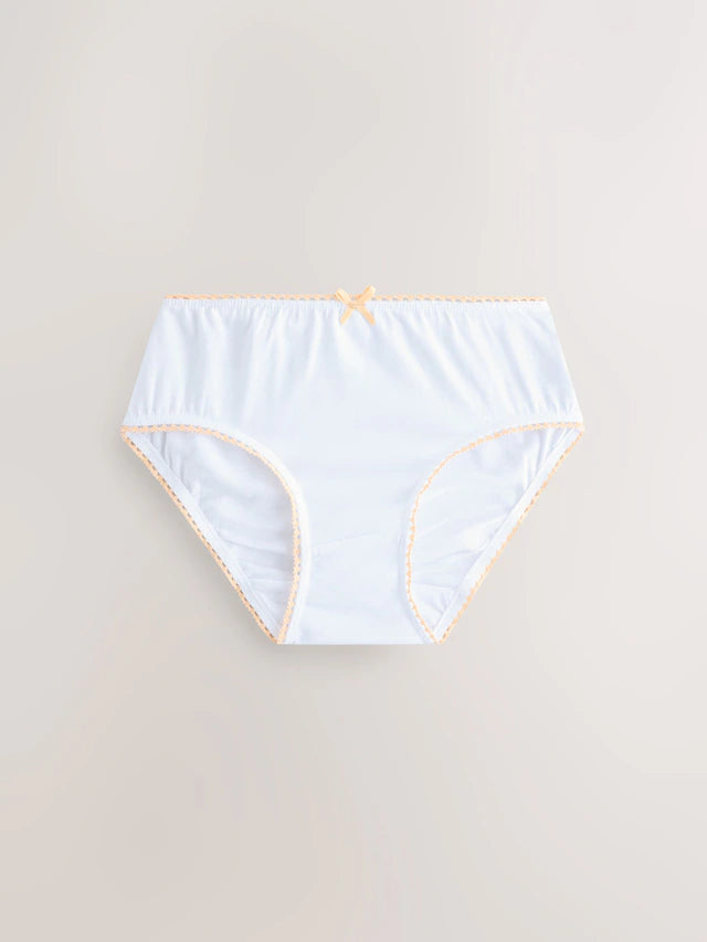 |BigGirl| Pacote Com 10 Calcinhas De Renda Com Contraste De Coração (1,5 a 16 anos)