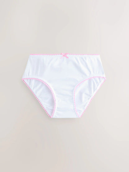 |BigGirl| Pacote Com 10 Calcinhas De Renda Com Contraste De Coração (1,5 a 16 anos)