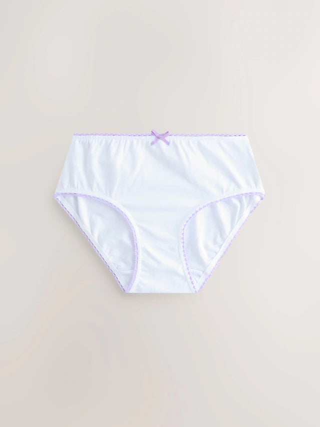 |BigGirl| Pacote Com 10 Calcinhas De Renda Com Contraste De Coração (1,5 a 16 anos)