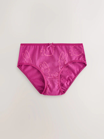 |BigGirl| Cuecas Rosa/Roxas, Pacote Com 10 (1,5 a 16 anos)