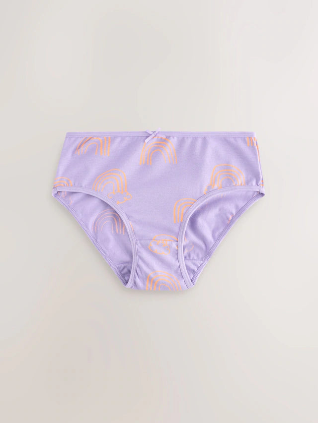 |BigGirl| Cuecas Rosa/Roxas, Pacote Com 10 (1,5 a 16 anos)