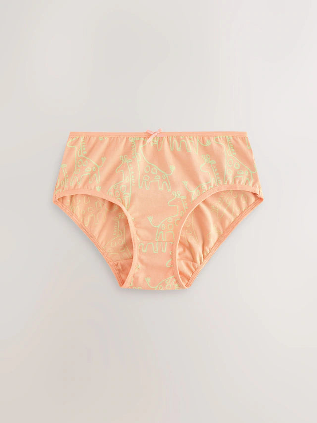 |BigGirl| Cuecas Rosa/Roxas, Pacote Com 10 (1,5 a 16 anos)