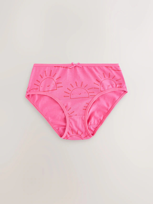 |BigGirl| Cuecas Rosa/Roxas, Pacote Com 10 (1,5 a 16 anos)