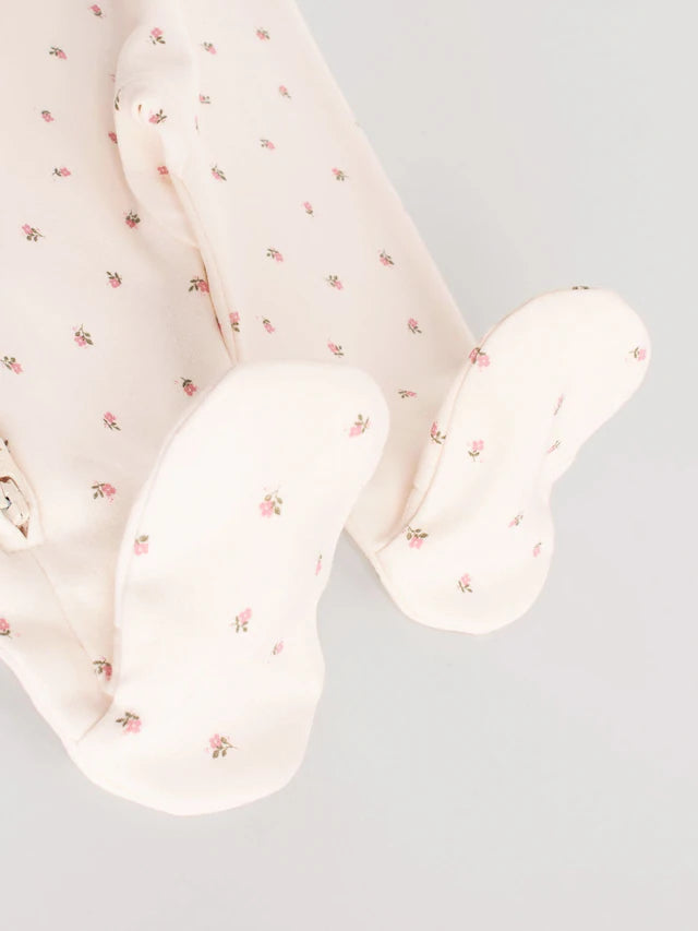 |BabyGirl| Pacote Com 3 Macacões De Dormir Com Zíper Bidirecional Rosa Para Bebê