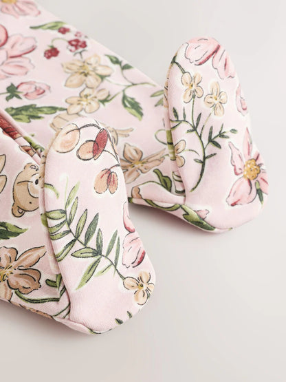 |BabyGirl| Macacão De Dormir Para Bebê Com Forro De Lã Rosa e Zíper Bidirecional