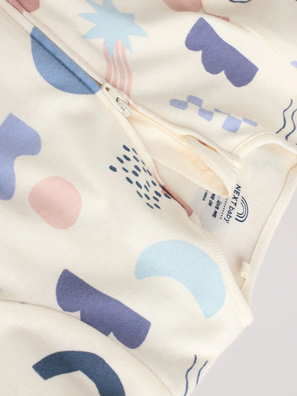 |BabyBoy| Pacote Com 4 Macacões Blue Baby Sem Pés e Com Zíper Bidirecional (0 meses a 3 anos)